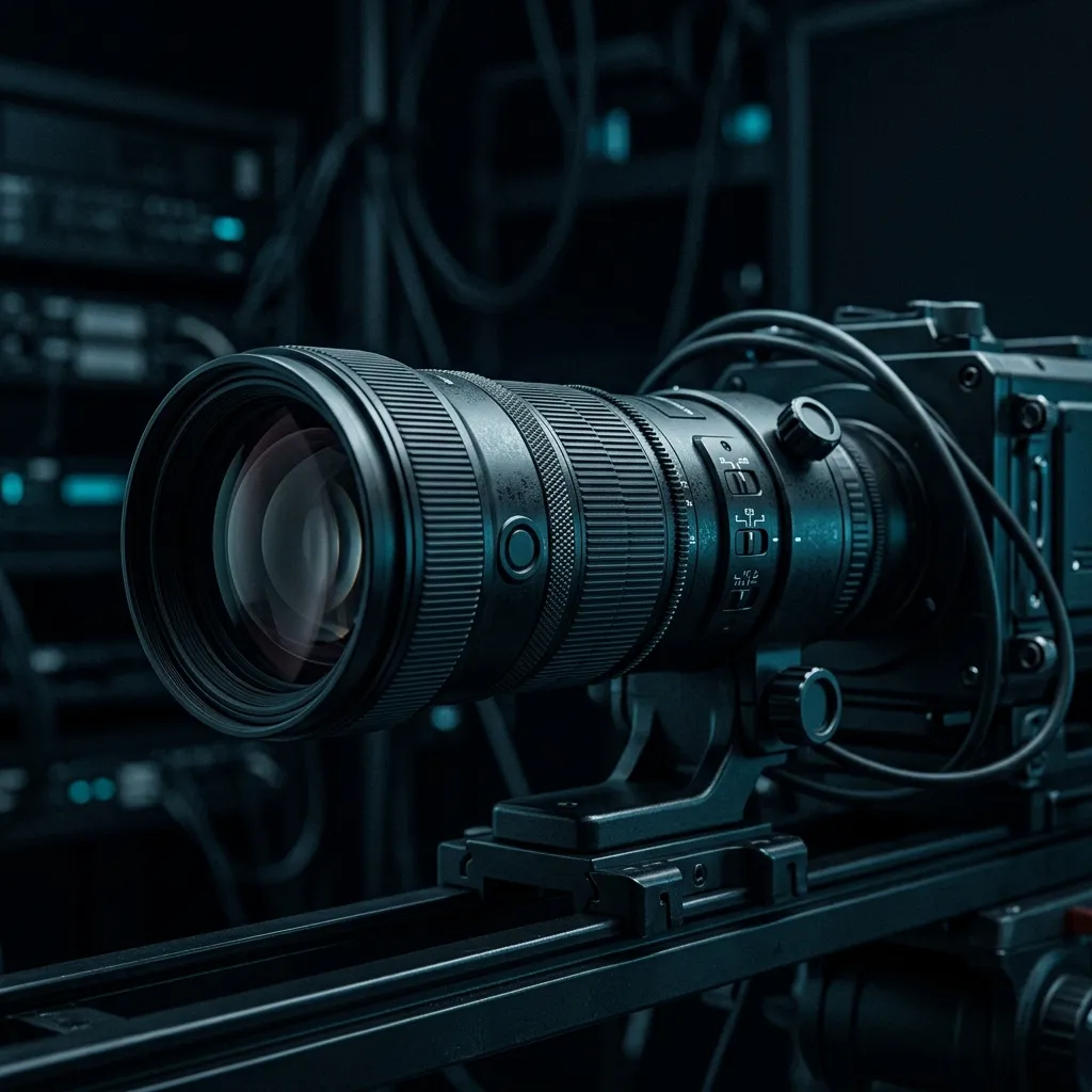 Professional surveillance equipment in low light